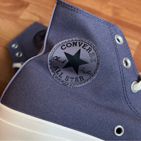 NEW Womens Size 8.5 Converse Chuck Taylor All Star Lift Pearls Studs High Shoe - Picture 6 of 12